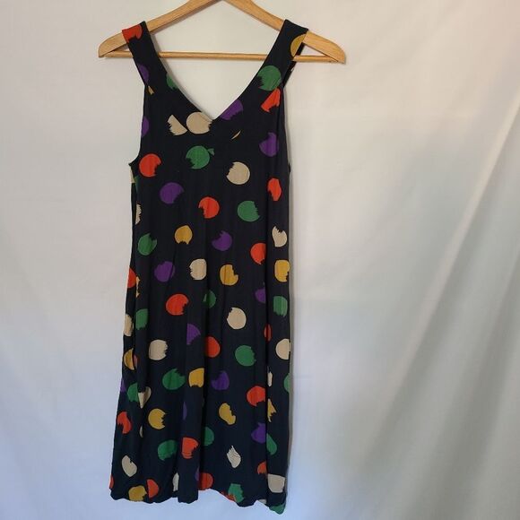 Marc By Marc Jacobs Normandy Blue Smudge Dot Dress - Picture 3 of 6